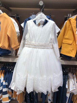 Vestido de cerimônia branco menina