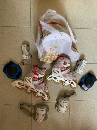 Pattini a rotelle regolabili 31-36