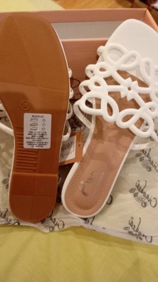 Chanclas Ciaodea blancas Talla 36