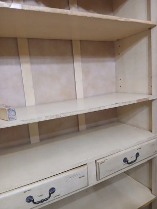 Estantería madera provenzal beige/marrón