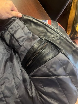 Chaqueta de piel exclusiva para moto