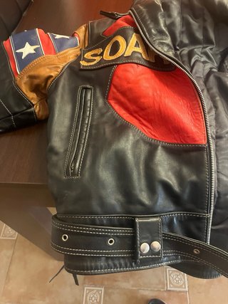 Chaqueta de piel exclusiva para moto