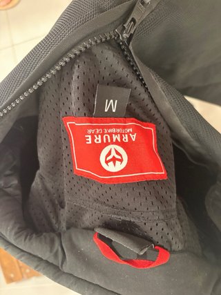 Chaqueta de moto ARMURE negra