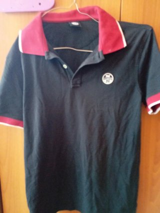 Polo North Sails S Nero/Rosso