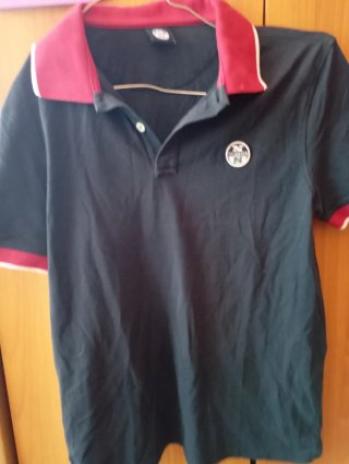 Polo North Sails S Nero/Rosso