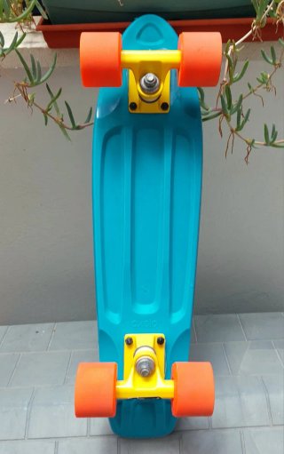 Monopatín Oxelo Yamba 100 Azul Coral