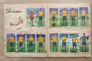 Álbum Cromos Fútbol 1969 completo.