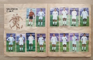 Álbum Cromos Fútbol 1969 completo.