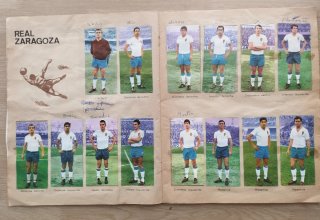 Álbum Cromos Fútbol 1969 completo.