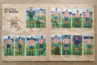 Álbum Cromos Fútbol 1969 completo.