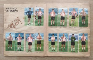 Álbum Cromos Fútbol 1969 completo.
