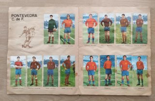 Álbum Cromos Fútbol 1969 completo.