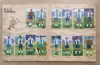 Álbum Cromos Fútbol 1969 completo.