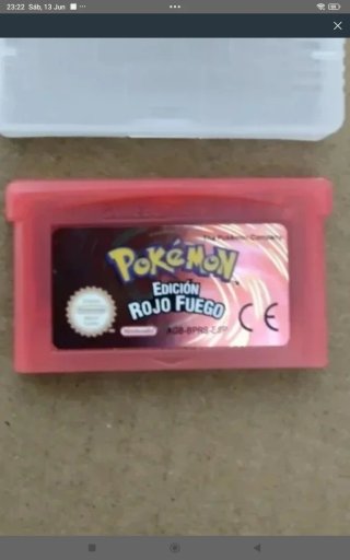 Pokémon Rojo Fuego GBA Edición Española