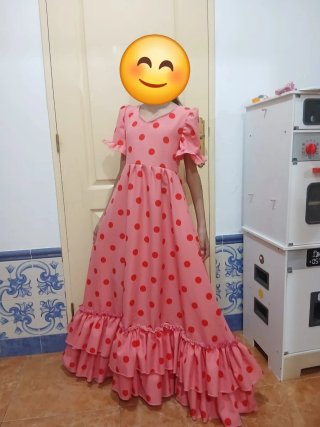 Vestido rojo largo tirantes