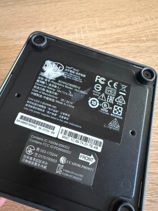 Ordenador Intel NUC i3 Mini PC