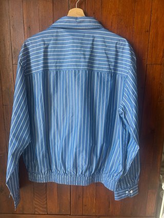Giacca-camicia Pull&Bear righe azzurre