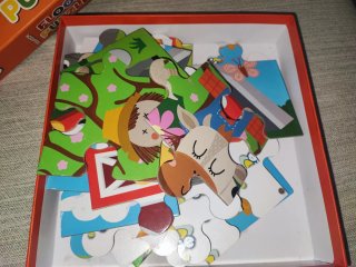 Puzzle de suelo 24 piezas granja