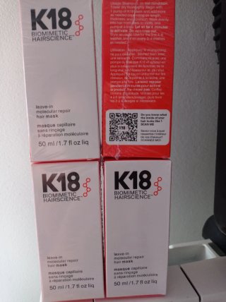 4 Mascarillas K18 Leave-in Molecular Repair