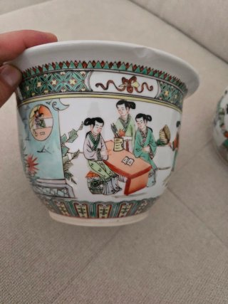 Jardineras de porcelana chinas