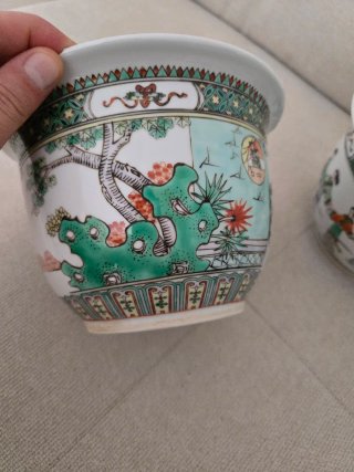 Jardineras de porcelana chinas