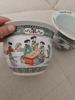 Jardineras de porcelana chinas