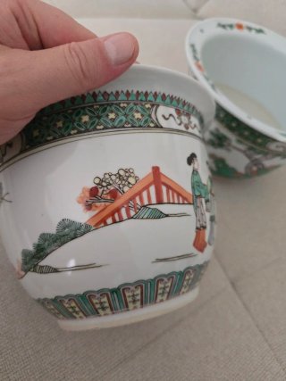 Jardineras de porcelana chinas