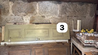 Puertas madera maciza antiguas 2 hojas