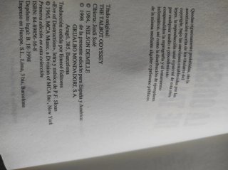 La Odisea de Talbot, Nelson demille 1998