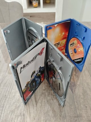 Lote 3 Juegos PS2: Star Wars, PES 6, MotoGP 4