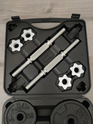 Kit Mancuernas 20 kg con maletín