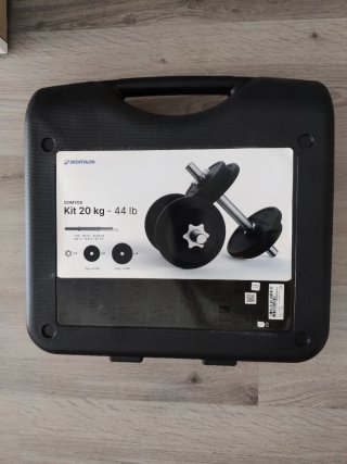 Kit Mancuernas 20 kg con maletín