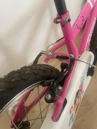 Bicicleta infantil rosa DENBIKE 16