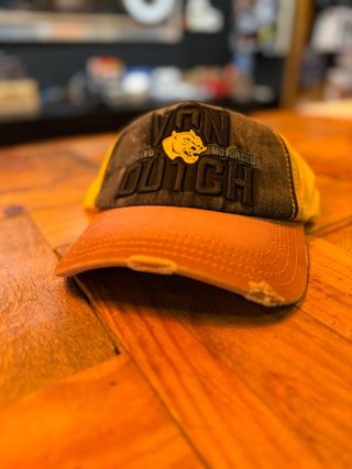 Gorra Von Dutch Xavier 03 Negra y Naranja