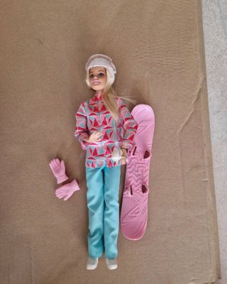 Barbie Snowboarder con Accesorios