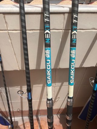 Pareja cañas Yuki + carretes Vega