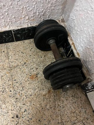 2 Mancuernas de gimnasio 18kg