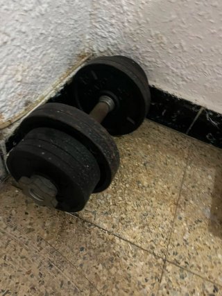 2 Mancuernas de gimnasio 18kg