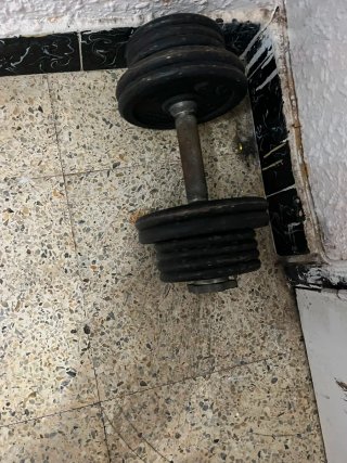 2 Mancuernas de gimnasio 18kg
