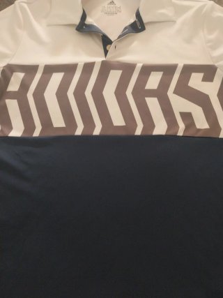 Camiseta/polo deportivo con gran logo ADIDAS, M/S