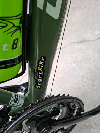 Bicicleta infantil verde wst sniper 24 TZ50 2025