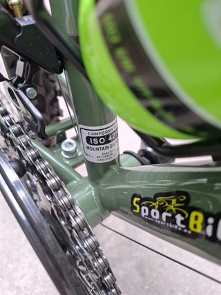 Bicicleta infantil verde wst sniper 24 TZ50 2025
