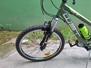 Bicicleta infantil verde wst sniper 24 TZ50 2025