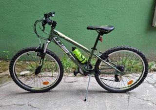 Bicicleta infantil verde wst sniper 24 TZ50 2025
