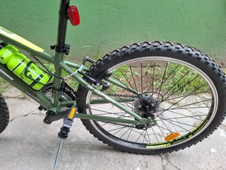 Bicicleta infantil verde wst sniper 24 TZ50 2025