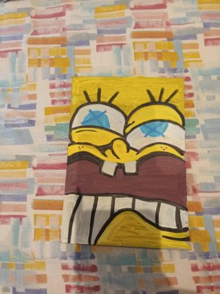 Cuadro Bob Esponja Hecho a Mano