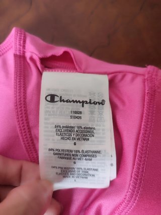 Reggiseno sportivo Champion rosa