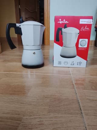 Cafetera Italiana Jata HCAF2409 Blanca