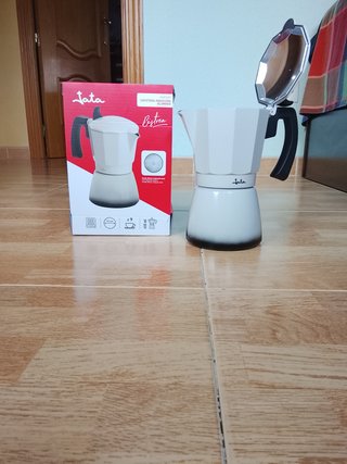 Cafetera Italiana Jata HCAF2409 Blanca