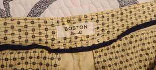 Pantalón corto vaquero hombre amarillo